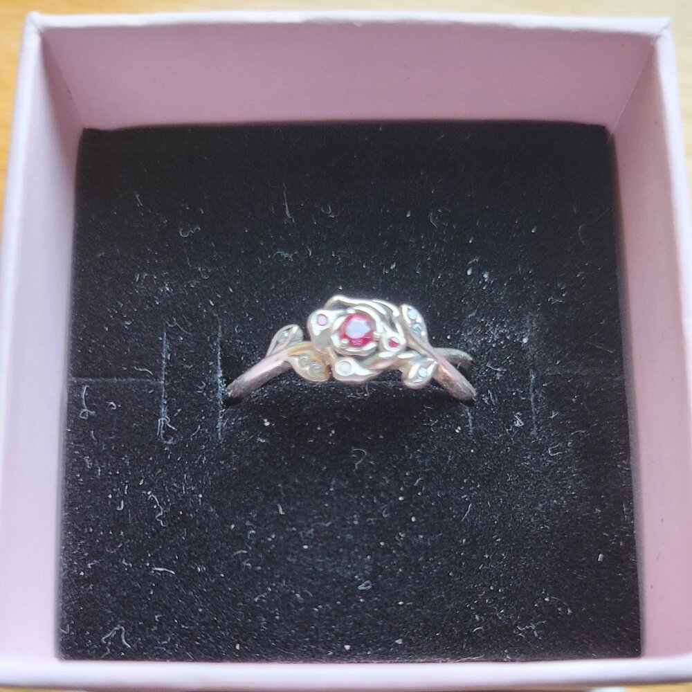 PANDORA Disney Beauty and the Beast Rose Ring